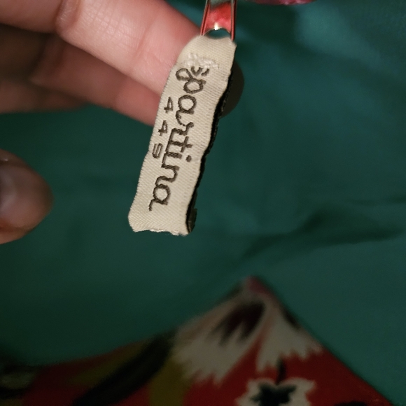 Spartina Island Tote Woven linen and leather Tote with leather Pom Pom charm NWT - Picture 5 of 16